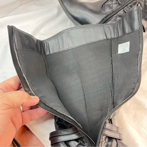 Michael Kors Makena Black Boots Size 5 - Picture 8 of 11